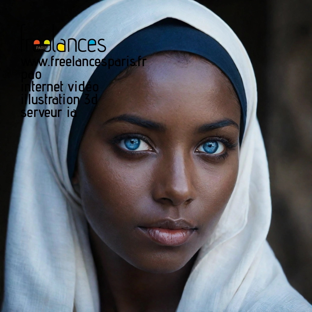 Pao mise en page internet vidéo illustration 3d serveur IA générative AI freelance paris studio de création magazines 738lhjz0